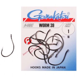 Gamakatsu Worm 39 Hooks - 